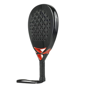 Raquette de padel en plastique de qualité supérieure, forme goutte d'eau, fabrication professionnelle, avec grip antidérapant, légère, utilisation universelle. - Product Image 3