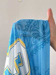 Özel Baskılı Toptan Nakışlı Süblimasyon Polyester Fileli Jersey Spor Retro Sokak Giyim Kutulu Kesim Tişört Amerikan Futbolu Forması - Product Image 2