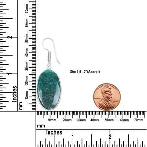 Boucles d'oreilles pendantes en argent plaqué avec pierre d'aventurine, design personnalisé, style mignon, bijoux de fête pour femmes, meilleur prix - Product Image 5