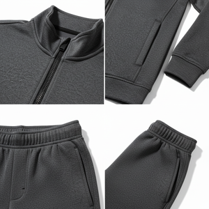 Survêtement de football décontracté personnalisé avec logo OEM, maillots d'entraînement respirants 100 % polyester unisexe à manches longues - Product Image 4