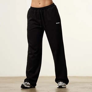 Pantalon de jogging ample et surdimensionné en molleton français pour femme avec logo personnalisé, 100 % coton épais, style hip-hop, idéal pour le sport et la gym - Product Image 5