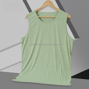 Débardeur d'été sans manches pour homme en coton, léger, athlétique, anti-UV, séchage rapide, respirant - Product Image 1