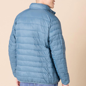 Mens Lightweight Puffer <b>Jacket</b> Winter Warm <b>Packable</b> Down Coat Stand Collar Zip Up Outerwear Windproof Quilted Casual Travel Tops - Product Image 4