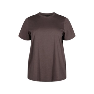 T-shirt à manches courtes pour femmes grande taille avec logo personnalisé, col rond, coupe décontractée, coton décontracté, tissu jersey 100% coton - Product Image 5