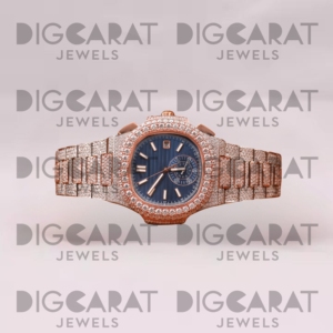 Reloj de Cuarzo Moissanite de Moda Unisex con Forma Redonda, Caja Cuadrada de Lujo, Esfera Redonda, Resistente al Agua, para Compradores Mayoristas - Product Image 1