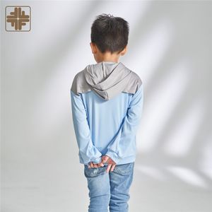 ODM bleu ciel/rose rouge Hoodies pull pour enfants pour filles et garçons - Product Image 6