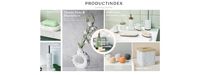 Accessoires de salle de bain en céramique, distributeur de lotion, porte-brosse de toilette, ensemble de 2 pièces, design pour comptoir, cuisine, hôtel