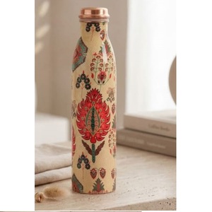 Factory Sales Shiny Polished Metal <b>Copper</b> Water Enamel Finishing Large Water <b>Bottle</b> With Leak Proof Lead <b>Drinking</b> Water <b>Bottle</b> - Product Image 2