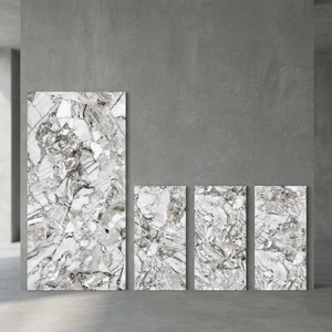 Carreaux de sol et de mur en porcelaine brillante Alessia Natural 800x1600mm, aspect marbre, design intérieur de luxe, garantie 5 ans, épaisseur 10mm - Product Image 5