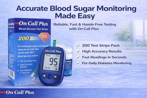 Prueba de Cuidado Personal en Tiras On CALL PLUS en Inglés para Autodiagnóstico y Uso Profesional, Capacidad de 10 ml - Product Image 2