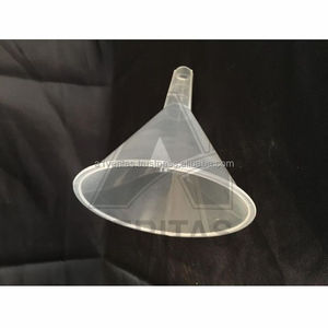 Ensemble d'entonnoirs de laboratoire supérieurs A-1 VERITAS, diamètre 120 mm, en plastique argenté, pour le transfert et la filtration de liquides chimiques - Product Image 4