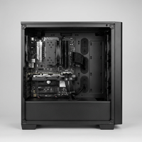 Caja de PC para Juegos al por Mayor, Chasis de Escritorio de Torre Media, Gabinete de Computadora con Lateral de Vidrio Templado, Precio de Fábrica, Chasis OEM ODM