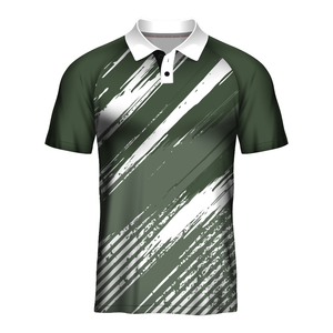 เสื้อโปโลผู้ชายแบบสั่งทำพิเศษ OEM ผ้าโพลีเอสเตอร์ 100% น้ำหนัก 180 กรัม แบบถัก พิมพ์ลาย แขนสั้น สวมใส่สบาย เหมาะสำหรับกอล์ฟ หรือเป็นเสื้อยูนิฟอร์ม - Product Image 4