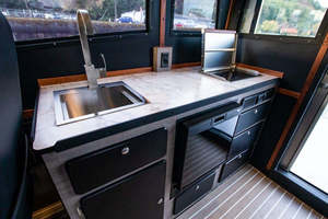 Venta al por Mayor de Catamarán de Aluminio Kinocean, Diseño de Doble Casco, Barco de Pesca con Cabina de Aluminio de Grado Marino, Eficiente en Consumo de Combustible - Product Image 6