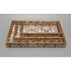 Bandeja de Servicio Premium Clásica de MDF Impresa para Servir Comida Tradicional y Moderna, Modelo RR202512458 de RR ENTERPRISES - Product Image 2