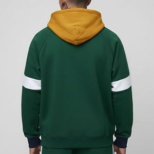 Sweat-shirts à capuche unisexes personnalisés OEM ODM pour l'hiver, coupe ample, logo personnalisé, 100% coton, surdimensionnés, brodés, numériques, bicolores, teints unis - Product Image 2