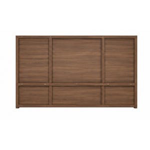 Meuble TV mural moderne en teck sur mesure, armoire de divertissement flottante pour hôtel, maison, appartement, villa et grands projets d'aménagement intérieur - Product Image 3