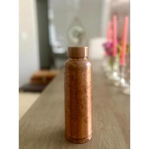Minimalist Design Pure Copper <b>Water</b> <b>Bottle</b> With Lid Durable Easy Portable <b>Metal</b> <b>Bottle</b> For household Drinking Use Good Health - Product Image 5