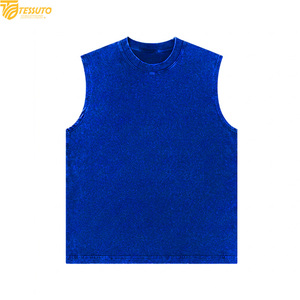 Custom Vintage Acid Wash Tank Top Men's Heavyweight Cotton Muscle Shirt Sleeveless Streetwear Plain Blank Tank Top Manufacturer - Product Image 6