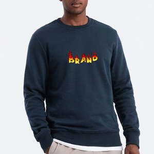 Sweat-shirt à capuche épais et lourd en molleton bouclette pour homme, coupe oversize, épaules tombantes, impression personnalisée, vêtement d'hiver 100% coton - Product Image 5