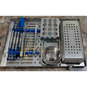 Kit Quirúrgico SureMed Instruments Dental PRF Box Set, Sistema de Fibrina Rica en Plaquetas (PRF) y GRF, Kit de Implantes Reutilizable de Acero Inoxidable de Grado Médico - Product Image 1