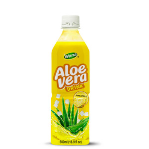 OEM/ODM Marca Privada, Lata de 500 ml, Certificación Halal, ISO, BRC, Jugo Esterilizado Saludable de Frutas y Verduras NFC, Aloe Vera + Granada - Product Image 1
