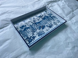 Vente en gros HUONG DANG Plateau de service rectangulaire laqué moderne de qualité commerciale de luxe de Hanoi pour hôtels restaurants - Product Image 2