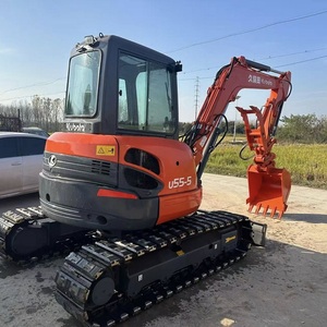 Máquina de movimiento de tierras tipo oruga Kubota U55 5 con motor, bomba y caja de cambios potentes para uso en construcción y agricultura. - Product Image 5