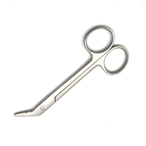 Ciseaux courbés universels de 12 cm en acier inoxydable, instrument dentaire manuel pour couper les fils et ligatures orthodontiques - Product Image 3