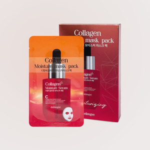 แผ่นมาส์กหน้าคอลลาเจน Dipangse Collagen Moisture Face Mask 10 แผ่น ผลิตในเกาหลี - Product Image 4