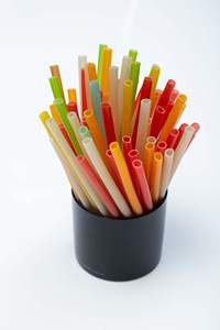 หลอดดูดแบบใช้แล้วทิ้งธรรมชาติเป็นมิตรกับสิ่งแวดล้อมปลอดสารเคมีผลิตจากแป้งข้าวเจ้ามีเส้นผ่าศูนย์กลางแตกต่างกัน - Product Image 3