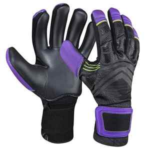 Football Goalkeeper Gloves Full Finger PU Synthetic Leather Non Slip Breathable Adjustable Wrist <b>Strap</b> Hook Loop Closure Unisex - Product Image 5