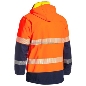 Haute visibilité travail vente directe d'usine extérieur multi-poches veste sans manches gilet d'outillage personnalisable gilet de travail pratique - Product Image 4