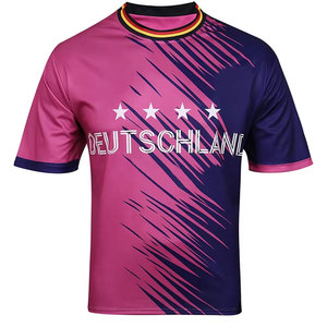 OEM V Neck Heavyweight Boxy Puff Printing T Shirts Mesh Soccer Custom <b>Baseball</b> Basketball Football Jersey T-shirts for Men - Product Image 1