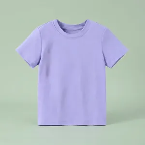 Camisetas para Niños de Alta Calidad, 100% Algodón, 210 g/m², Ecológicas, Impresas con Serigrafía, Logotipo Personalizado, Corte Ajustado, Cuello Redondo, Color Sólido - Product Image 4