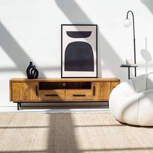 Mueble de TV Clásico de Madera Vandana Altis Merino, Consola de Entretenimiento Moderna de Madera Sólida Minimalista - Product Image 1