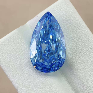 Diamante Azul Corte Pera Intenso Azure Mist 5.00-5.10 CTS, Claridad VVS2 VS1, Certificado IGI, Cultivado en Laboratorio, para Joyería - Product Image 5