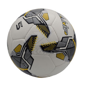 Balón de Fútbol Talla 5, Diseño Blanco, Negro y Amarillo, Balón de Entrenamiento Resistente, Inflado, Embalaje de 0.4-0.45 kg - Product Image 2
