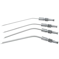 1 pièce Ametrine Surgical AS-786 Tube d'aspiration dentaire en acier inoxydable réglable certifié CE Classe I pour chirurgie médicale