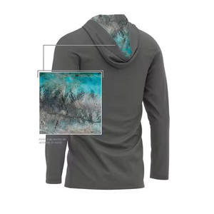 Hoodies de pêche anti-UV personnalisés en marque blanche – Vente en gros, Fabricant OEM, Production en vrac, Fournisseur de vêtements respirants - Product Image 3