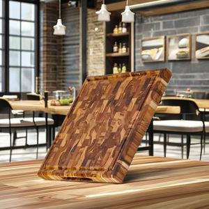 Tablas de cortar de madera de teca sostenible más vendidas Bloques de cortar de teca para utensilios de cocina al por mayor de Vietnam - Product Image 4