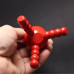 Portavelas de Madera Natural Hecho a Mano con Borde de Cuentas, Estilo Rústico, Decoración para el Hogar, Bodas - Product Image 6