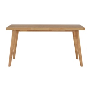 Mesa de Comedor Moderna de Madera Maciza de Parqué, Mesa de Cocina Rectangular, Muebles de Estilo Mediados de Siglo para el Comedor del Hogar - Product Image 2