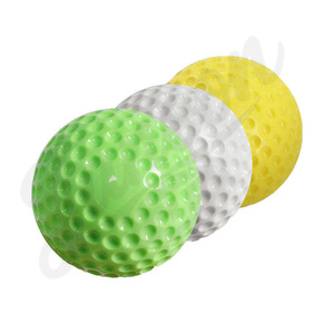 Ballons d'entraînement à fossettes en vrac, légers, en plastique creux, pour la pratique du baseball et du softball, haute visibilité - Product Image 1