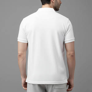 New ArticMen's White Short Sleeve Turn Collar for <b>Shirt</b> Front <b>Flame</b> Customized Print Regular Fit Casual Cotton Jersey - Product Image 5