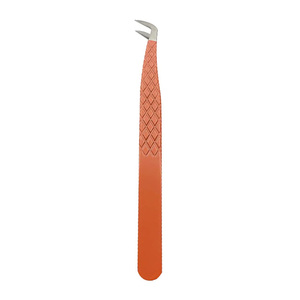 Pince à cils haute précision avec manche en fibre pour extensions de cils volume, classiques et Easy Fan – Outil de beauté - Product Image 2
