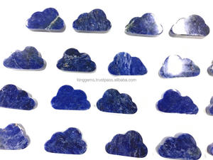 Souvenir personnalisé sculpté à la main en forme de nuage, en sodalite naturelle semi-précieuse, de haute qualité, vente en gros, best-seller - Product Image 4
