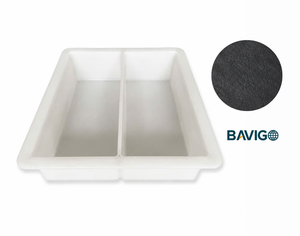 Molde de Plástico PP de Dos Cavidades para Adoquines de Hormigón Imitación Piedra - Product Image 1
