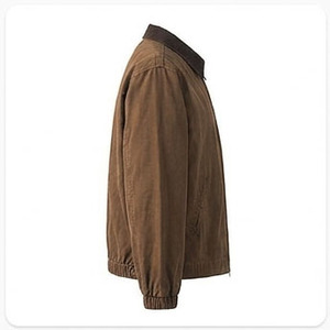 Vestes en toile marron pour hommes avec fermeture éclair, respirantes, écologiques, personnalisables par le fabricant, style vintage, pour mécaniciens et chauffeurs de camion - Product Image 5