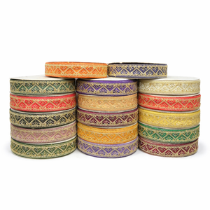 Encajes florales bordados multicolor con cuentas para vestidos de novia de lujo, ropa de fiesta africana, proveedor mayorista. - Product Image 1